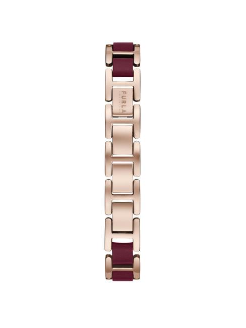 ESSENTIAL Montre uniquement l'heure rouge acier - Montres