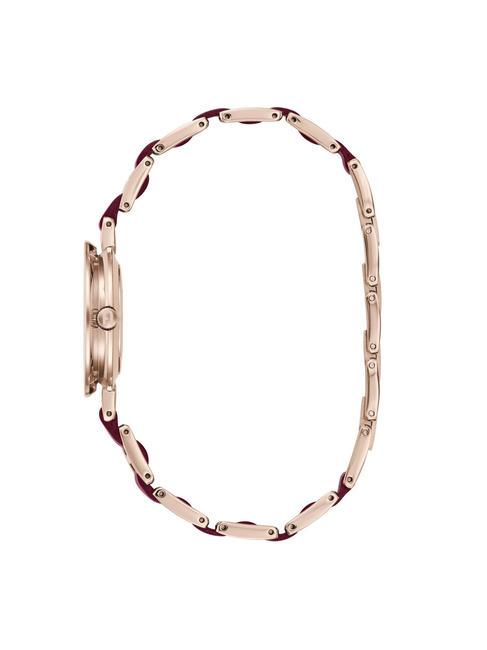 ESSENTIAL Montre uniquement l'heure rouge acier - Montres