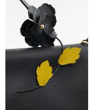 BRACCIALINI SARA Sac porte-documents en cuir Noir argent - Sacs pour Femme - 4