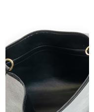 BRACCIALINI SARA Sac porte-documents en cuir Noir argent - Sacs pour Femme - 6