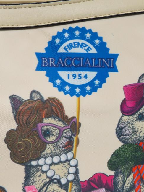 JENNIFER Sac shopping avec imprimé beige - Sacs pour Femme