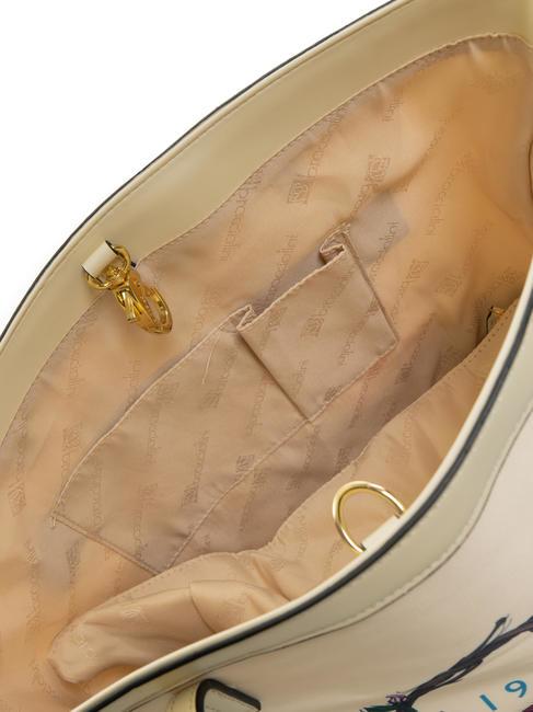 JENNIFER Sac shopping avec imprimé beige - Sacs pour Femme