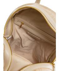 BRACCIALINI FONT Sac &agrave; dos jacquard beige - Sacs pour Femme - 5