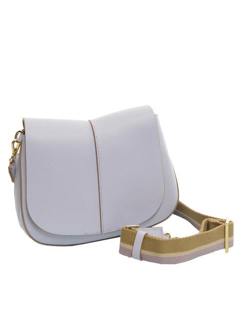 HELENA ROUND Sac bandouli&egrave;re, en cuir lilas - Sacs pour Femme