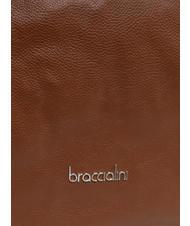 BRACCIALINI NAOMI Sac en cuir martel&eacute; marron - Sacs pour Femme - 3