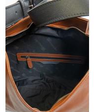 BRACCIALINI NAOMI Sac en cuir martel&eacute; marron - Sacs pour Femme - 5