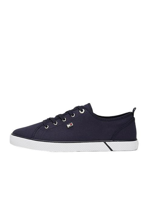 VULCANIZED CANVAS Baskets en toile bleu de l'espace - Chaussures Femme