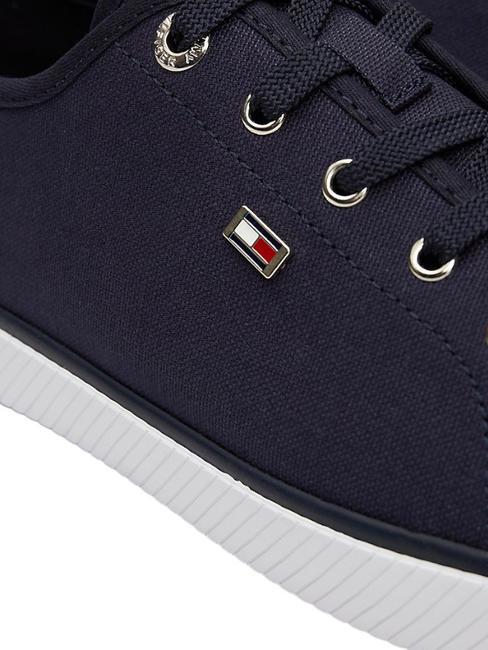 VULCANIZED CANVAS Baskets en toile bleu de l'espace - Chaussures Femme