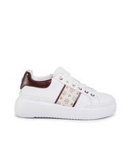 POLLINI HERITAGE NUKE Baskets à plateforme ivoire/marron/blanc - Chaussures Femme - 2