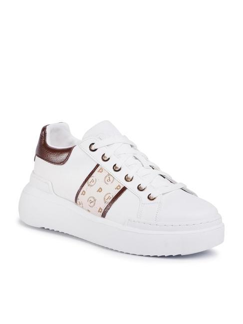 HERITAGE NUKE Baskets à plateforme ivoire/marron/blanc - Chaussures Femme