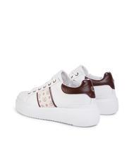 POLLINI HERITAGE NUKE Baskets à plateforme ivoire/marron/blanc - Chaussures Femme - 5