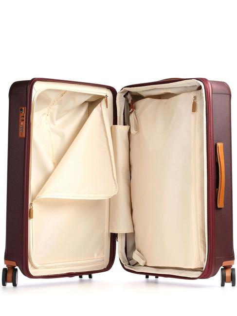 CAPRI Chariot moyen avec port USB Bordeaux - Valises Rigides