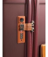 BRIC’S CAPRI Chariot moyen avec port USB Bordeaux - Valises Rigides - 4