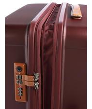 BRIC’S CAPRI Chariot moyen avec port USB Bordeaux - Valises Rigides - 5
