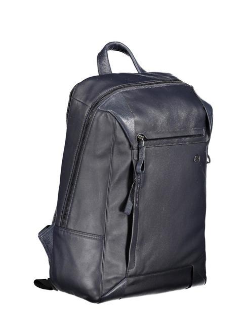 PAN Sac à dos en cuir pour pc 15" bleu - Sacs à dos pour ordinateur portable