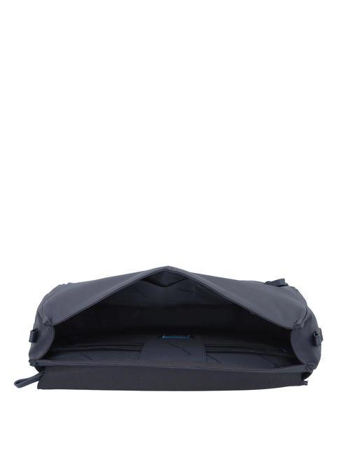 PAN  Mallette PC 15", en cuir bleu - Porte Documents Travail