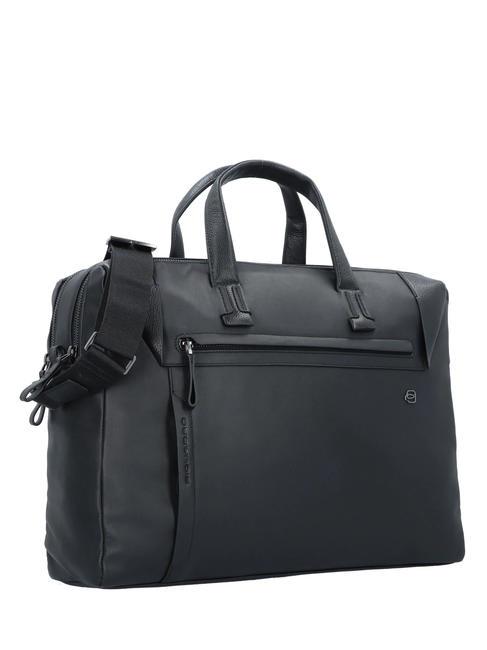 PAN  Porte-documents en cuir pour ordinateur portable 15,6" Noir - Porte Documents Travail