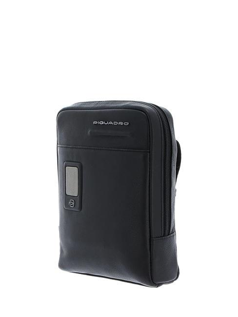 AKRON Sac bandouli&egrave;re en cuir pour iPad mini Noir - Sacs en Bandouli&egrave;res pour Homme