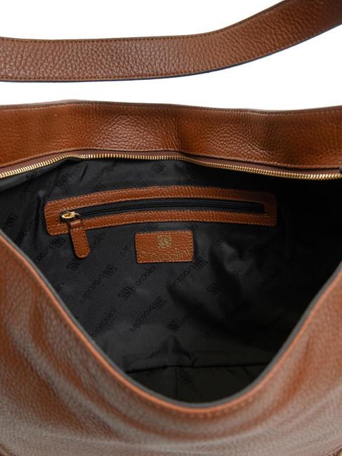 NORA Sac sac en cuir marron - Sacs pour Femme