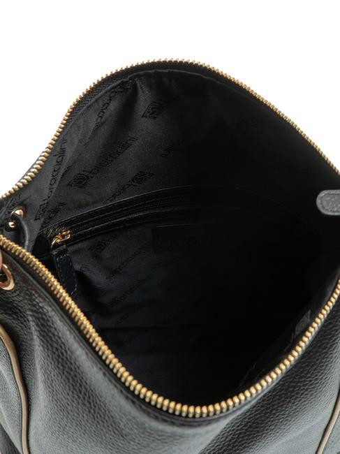 NAOMI Sac bandoulière en cuir noir - Sacs pour Femme