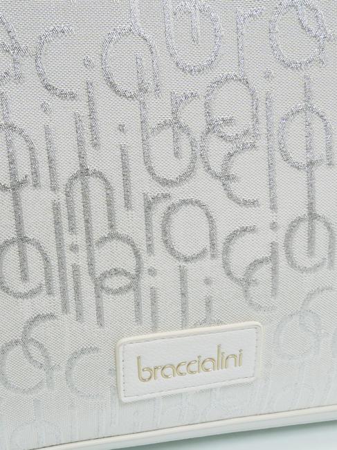 FONT Sac cabas avec bandouli&egrave;re blanc - Sacs pour Femme