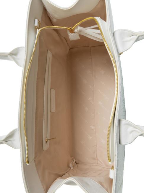 FONT Sac cabas avec bandouli&egrave;re blanc - Sacs pour Femme