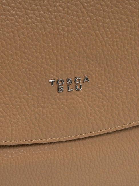 CICLAMINO Sac porte-documents en cuir martelé chameau - Sacs pour Femme