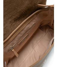 TOSCA BLU CICLAMINO Sac porte-documents en cuir martelé chameau - Sacs pour Femme - 5