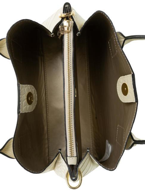 GLICINE Sac à main moyen en cuir NATUREL - Sacs pour Femme