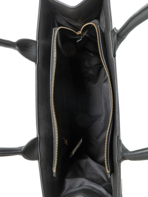 RECTANGLE Sac fourre-tout en toile Noir - Sacs pour Femme