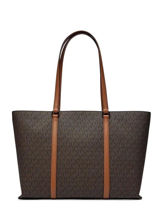 Michael Kors Temple Sac Fourre Tout A Bandouliere Brn Gland Achetez A Prix Outlet