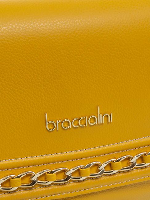 NORA Sac &agrave; bandouli&egrave;re en cuir jaune - Sacs pour Femme