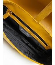 BRACCIALINI NORA Sac &agrave; bandouli&egrave;re en cuir jaune - Sacs pour Femme - 5