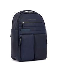 PIQUADRO PAAVO Sac à dos pour ordinateur portable 15,6", en cuir bleu - Sacs à dos pour ordinateur portable - 2
