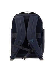 PIQUADRO PAAVO Sac à dos pour ordinateur portable 15,6", en cuir bleu - Sacs à dos pour ordinateur portable - 3