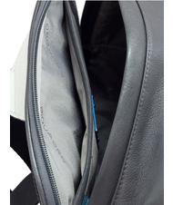 PIQUADRO ERMES Petit sac à dos en cuir, support ipad 11 ROUGE - Sacs à dos pour ordinateur portable - 3