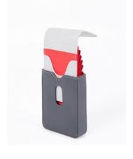 PIQUADRO URBAN Porte-cartes en cuir gris - Portefeuilles Homme - 3