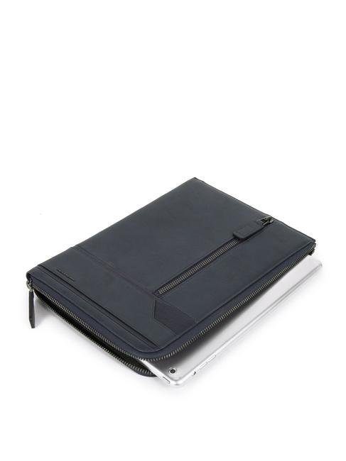 KOBE Étui à tablette en cuir bleu - Sacs pour Femme