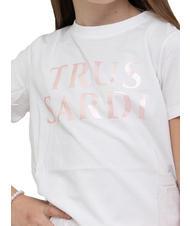 TRUSSARDI LIMEO Ensemble t-shirt et bermuda en coton blanc/p.s. - Surv&ecirc;tements pour enfants - 3