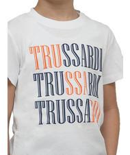 TRUSSARDI ROJI Ensemble t-shirt et bermuda en coton blanc/ind. - Survêtements pour enfants - 3