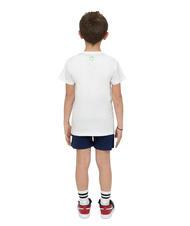 TRUSSARDI MARIS Ensemble t-shirt et bermuda en coton blanc/ind. - Surv&ecirc;tements pour enfants - 2