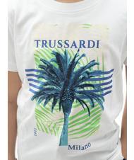 TRUSSARDI MARIS Ensemble t-shirt et bermuda en coton blanc/ind. - Surv&ecirc;tements pour enfants - 3