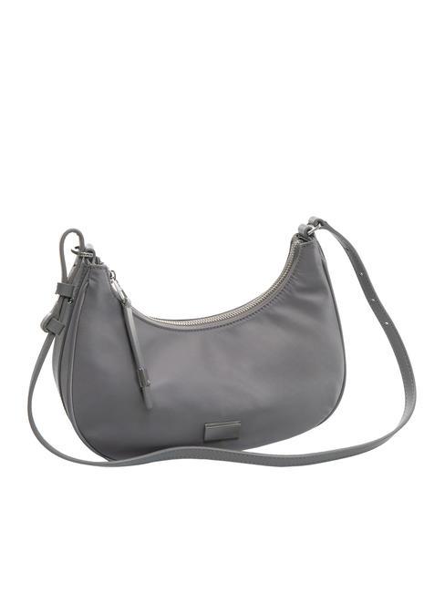 BE-HER Sac hobo porté épaule gris fer - Sacs pour Femme