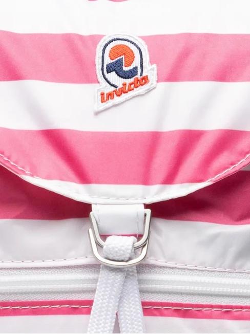 MINISAC VINTAGE Sac à dos pliable rose blanc - Sacs à dos pour l'École & les Loisirs