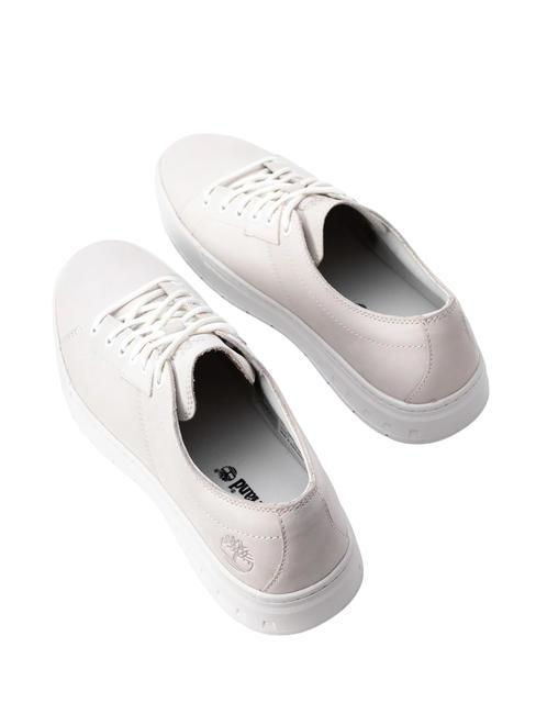 MAPLE GROVE  Baskets en cuir nubuck blanc - Chaussures Homme