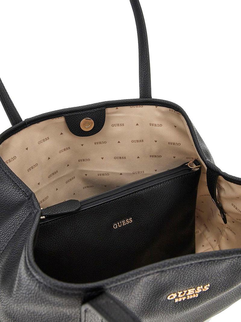 Guess Vikky Ll Sac Fourre Tout 2 En 1 Noir Achetez A Prix Outlet