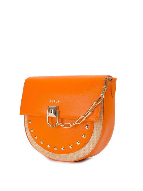 MISS MIMI Petit sac bandoulière désert+mandarine - Sacs pour Femme