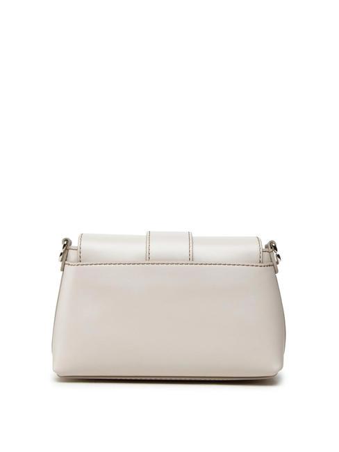 CHARLOTTE Mini sac porté épaule en cuir perle - Sacs pour Femme