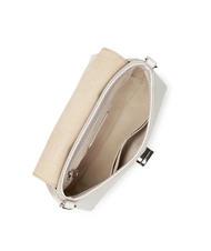 FURLA CHARLOTTE Mini sac porté épaule en cuir perle - Sacs pour Femme - 6