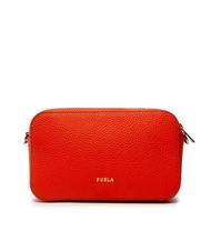 FURLA PRIMULA Sac à bandoulière, en cuir mandarine - Sacs pour Femme - 4